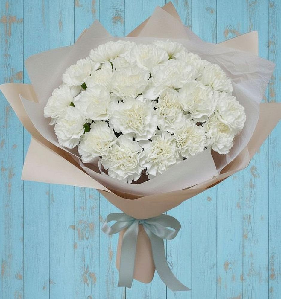 Букет цветов из: Гвоздики в Обнинске