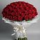 Букет 101 Красная роза Блэк Мэджик в Обнинске