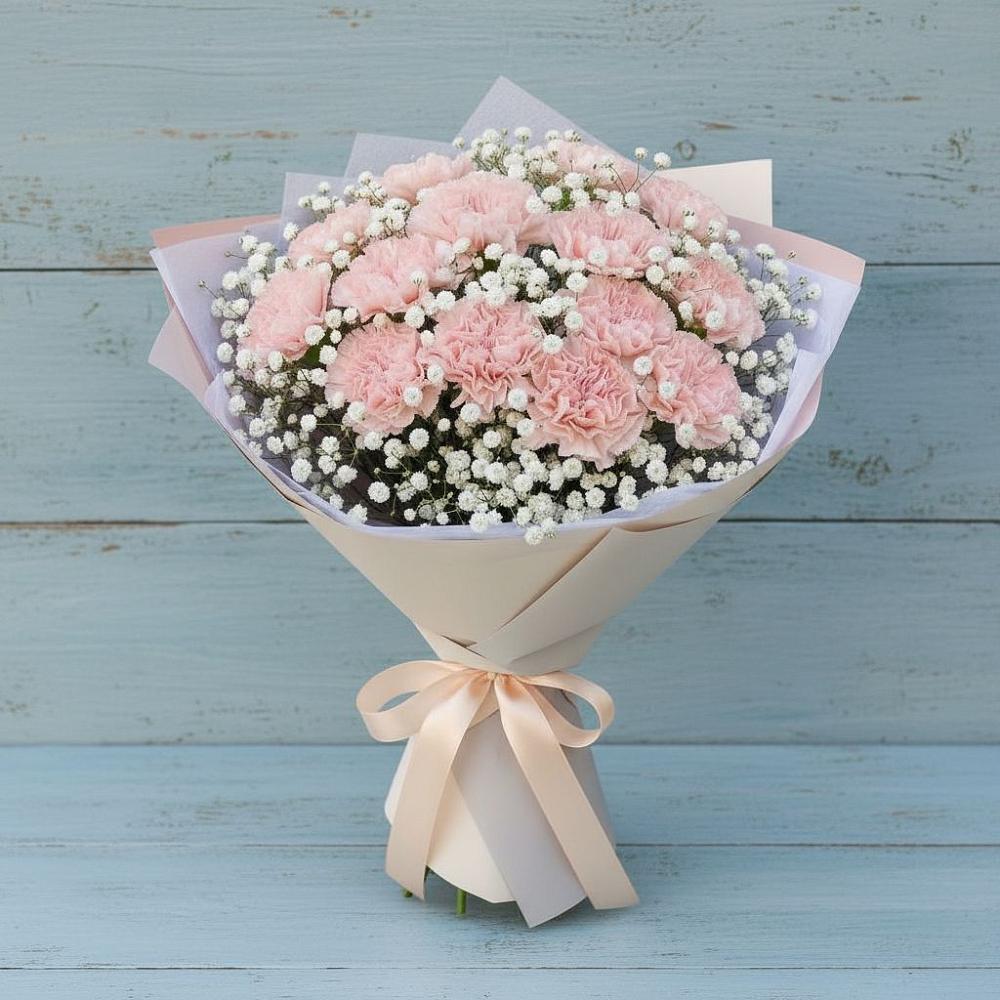 Букет цветов из: Гвоздики в Обнинске