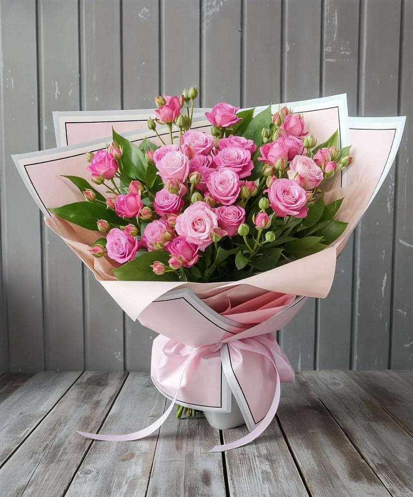 Букет Розовый кустик в Обнинске