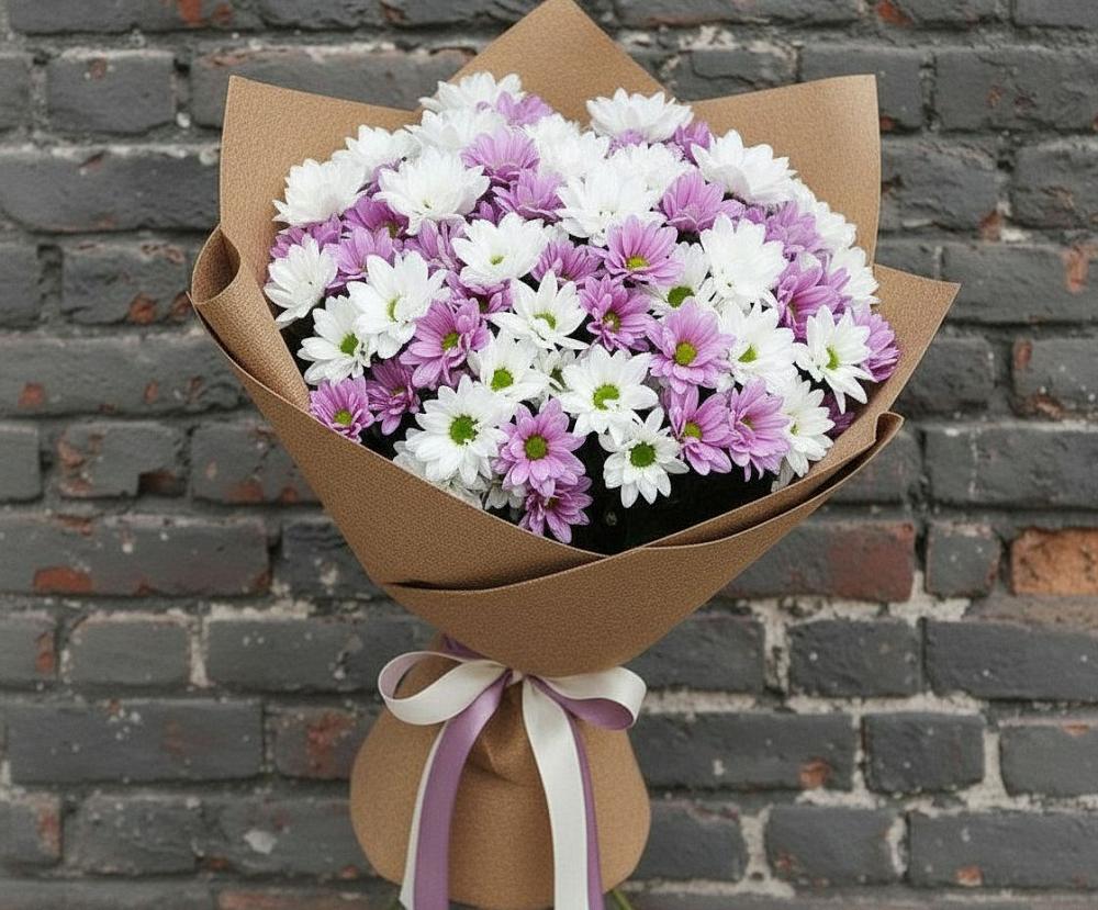 Букет цветов из: Хризантемы в Обнинске