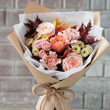 Букет цветов из:  Гвоздики, Хризантемы и Розы #REPLACE_PRED# Обнинске