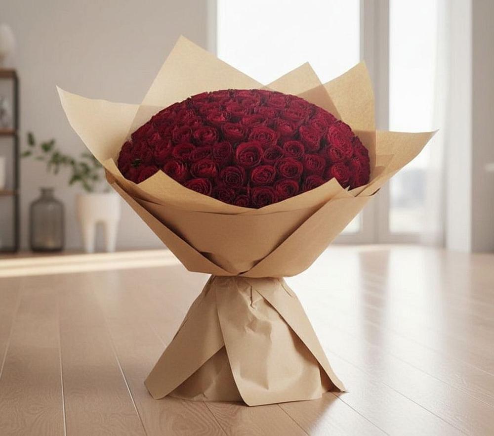 Букет 101 Красная роза в Обнинске