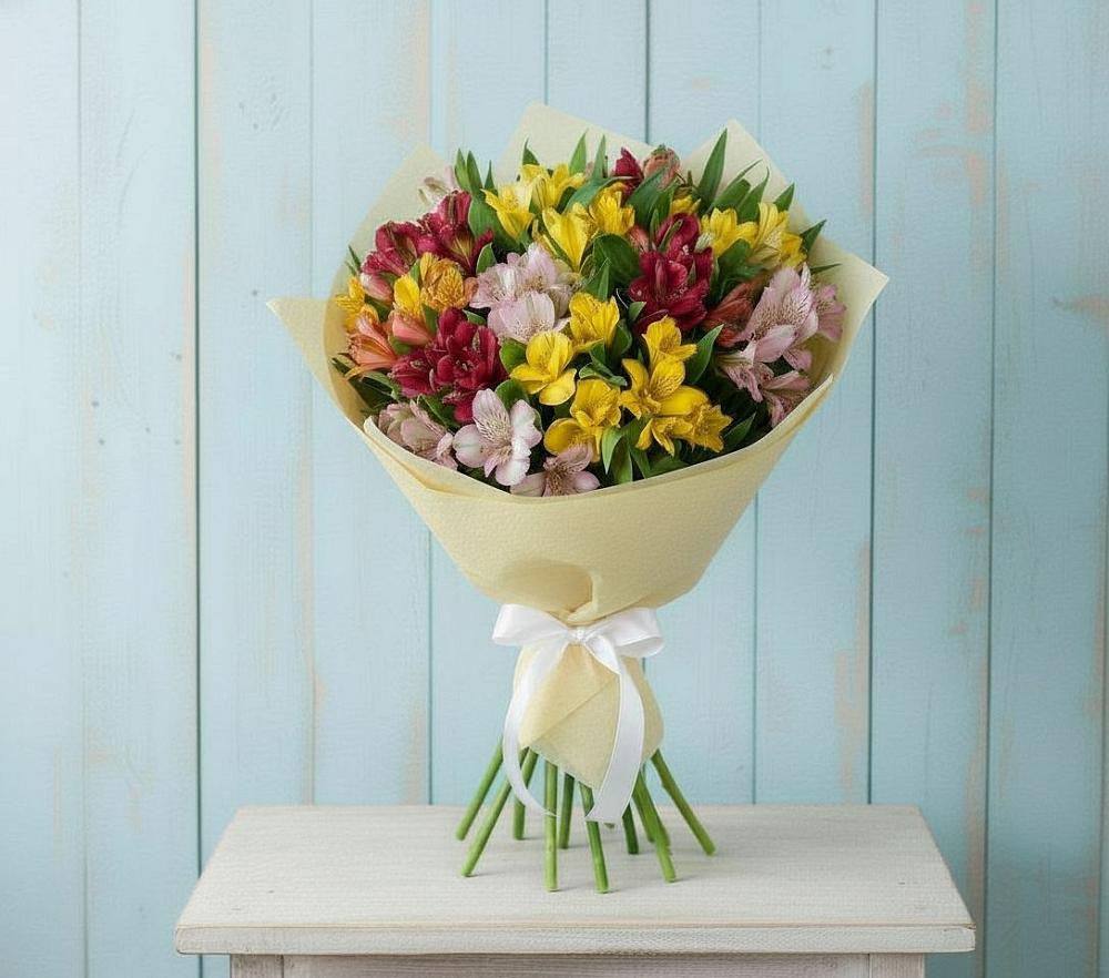 Букет цветов из: Альстромерии в Обнинске