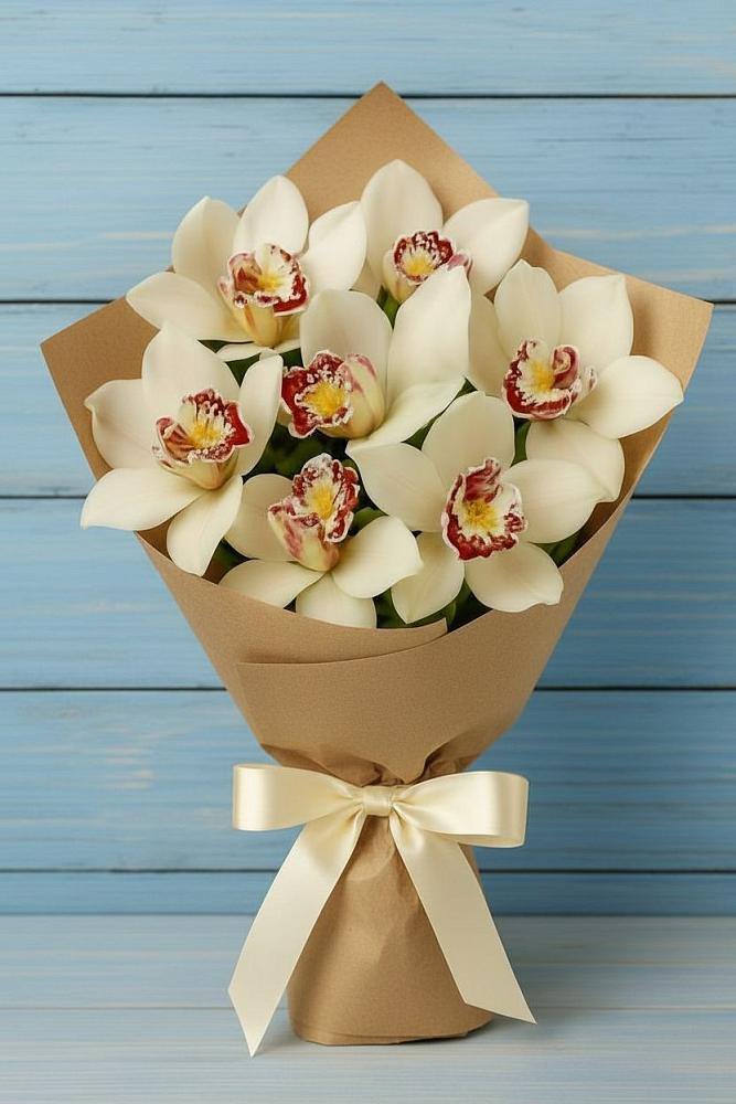 Букет цветов из: Орхидеи и Розы в Обнинске